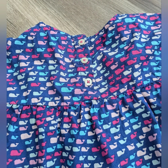 Vineyard Vines x Target Colorful Whale Print Ruffle Dress - Picture 3 of 6